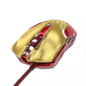 Mouse cu fir E-blue IRON MAN ARMOR EMS610, auriu, 4000DPI
