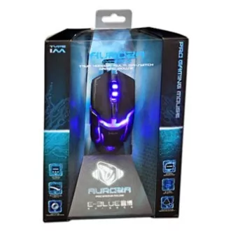 Mouse cu fir E-blue Auroza Type IM, negru, 4000DPI Mouse cu fir E-blue Auroza Type IM, negru, 4000DPI