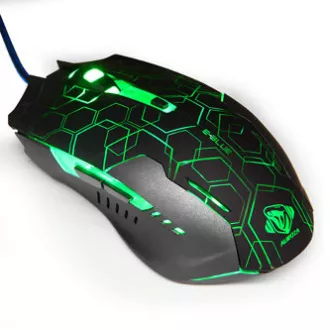 Mouse cu fir E-blue Auroza EMS636 Hexagon, negru, 2500DPI, STOC EPUIZAT Mouse cu fir E-blue Auroza EMS636 Hexagon, negru, 2500DPI, STOC EPUIZAT