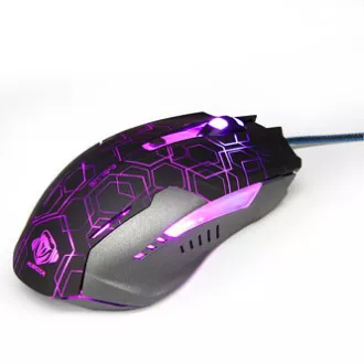 Mouse cu fir E-blue Auroza EMS636 Hexagon, negru, 2500DPI, STOC EPUIZAT Mouse cu fir E-blue Auroza EMS636 Hexagon, negru, 2500DPI, STOC EPUIZAT