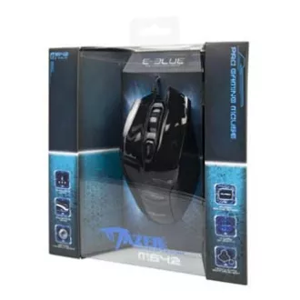 Mouse cu fir E-blue Mazer, negru, 2500 DPI