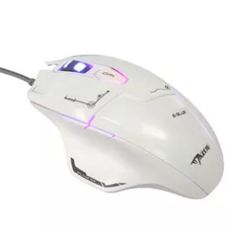 Mouse cu fir E-blue Mazer, alb, 2500 DPI