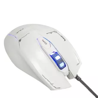 Mouse cu fir E-blue Mazer, alb, 2500 DPI