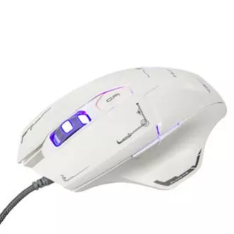 Mouse cu fir E-blue Mazer, alb, 2500 DPI