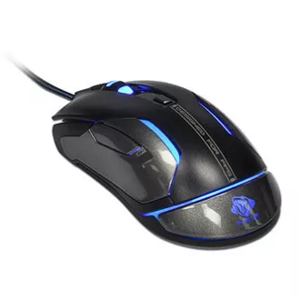 Mouse cu fir E-blue Auroza FPS, negru, 8200 DPI