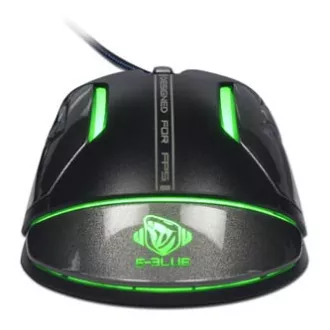 Mouse cu fir E-blue Auroza FPS, negru, 8200 DPI