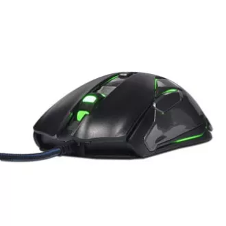 Mouse cu fir E-blue Auroza FPS, negru, 8200 DPI