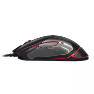 Mouse cu fir E-blue Auroza FPS, negru, 8200 DPI