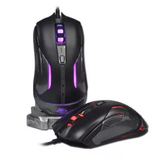 Mouse cu fir E-blue Auroza FPS, negru, 8200 DPI