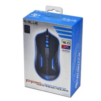 Mouse cu fir E-blue Auroza FPS, negru, 8200 DPI