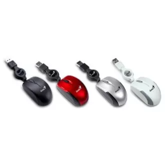 Mouse cu fir Genius Micro Traveler V2, argintiu, 1200 DPI Mouse cu fir Genius Micro Traveler V2, argintiu, 1200 DPI