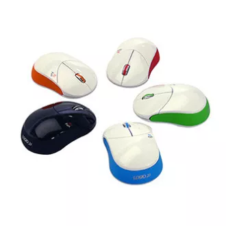Mouse wireless Logo Fun, negru, 1000DPI Mouse wireless Logo Fun, negru, 1000DPI