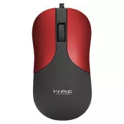 Mouse cu fir Marvo DMS002RD, negru-roșu, 1200DPI