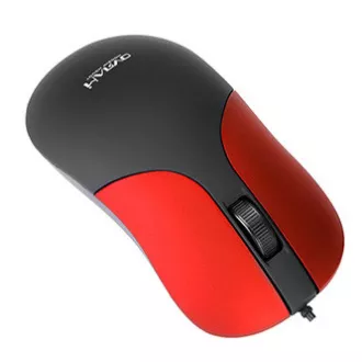 Mouse cu fir Marvo DMS002RD, negru-roșu, 1200DPI