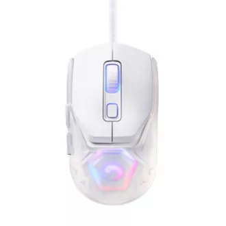 Mouse cu fir Marvo FIT LITE G1, alb, 12000DPI, + CADOU