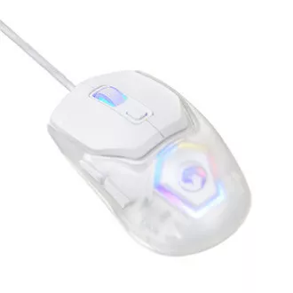 Mouse cu fir Marvo FIT LITE G1, alb, 12000DPI, + CADOU