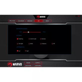 Mouse cu fir Marvo M519, negru, 12000 DPI