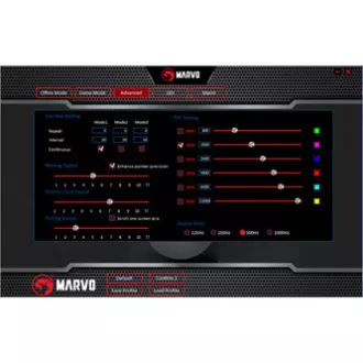 Mouse cu fir Marvo M519, negru, 12000 DPI