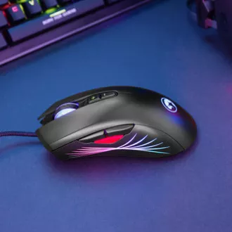 Mouse cu fir Marvo M519, negru, 12000 DPI