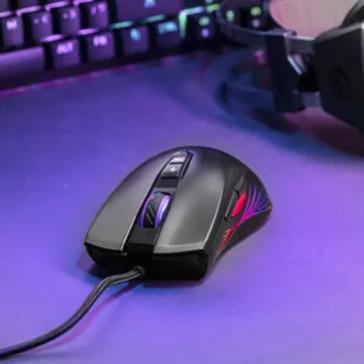 Mouse cu fir Marvo M519, negru, 12000 DPI
