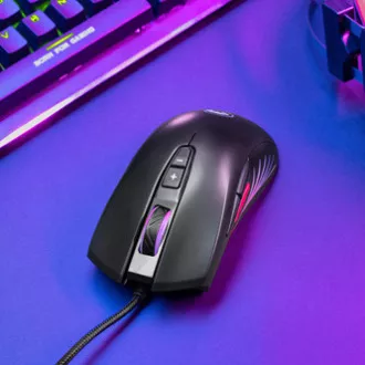 Mouse cu fir Marvo M519, negru, 12000 DPI