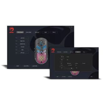 Mouse cu fir Marvo M399, negru, 6400 DPI