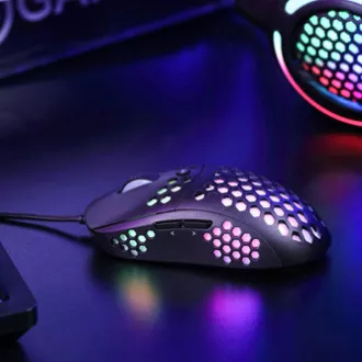 Mouse cu fir Marvo M399, negru, 6400 DPI