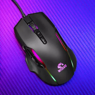 Mouse cu fir Marvo G945, negru, 10000 DPI