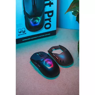 Mouse fără fir, Marvo Fit Pro G1, gri, optic, 19000DPI