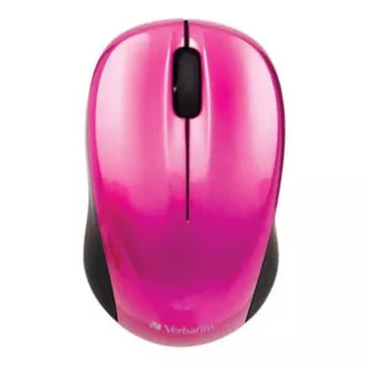 Mouse fără fir, Verbatim Go Nano 49043, roz, optic, 1600 DPI