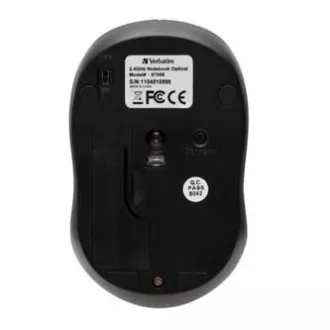 Mouse fără fir, Verbatim Go Nano 49044, albastru, optic, 1600 DPI