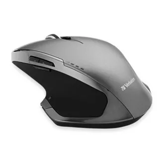 Mouse fără fir, Verbatim Deluxe, gri, optic, 1600 DPI