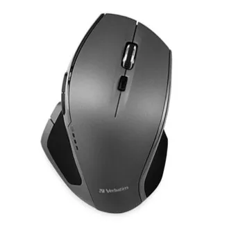 Mouse fără fir, Verbatim Deluxe, gri, optic, 1600 DPI