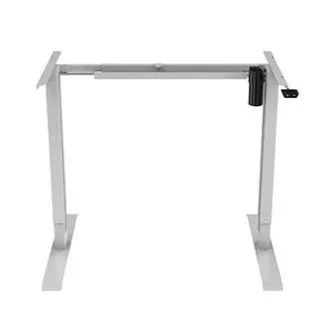 Masă de lucru cu înălțime reglabilă electric 75x140cm, gri, ergo