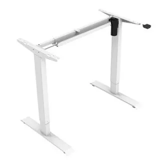 Masa de lucru, inaltime reglabila electric, 75x120cm, raza 500 mm, alba, capacitate de incarcare 70 kg, ergo