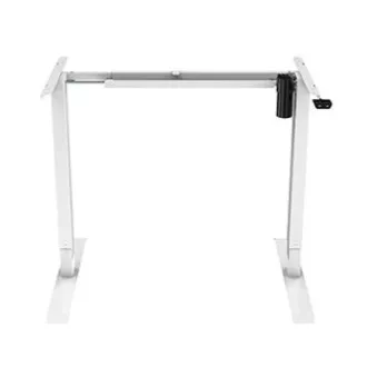 Masa de lucru, inaltime reglabila electric, 75x120cm, raza 500 mm, alba, capacitate de incarcare 70 kg, ergo