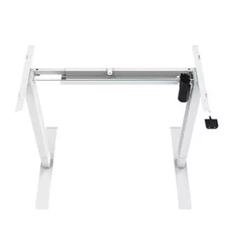 Masa de lucru, inaltime reglabila electric, 75x120cm, raza 500 mm, alba, capacitate de incarcare 70 kg, ergo