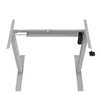 Masă de lucru cu înălțime reglabilă electric 75x140cm, gri, ergo Masă de lucru cu înălțime reglabilă electric 75x140cm, gri, ergo