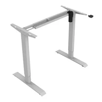 Masă de lucru cu înălțime reglabilă electric 75x120cm, gri, ergo Masă de lucru cu înălțime reglabilă electric 75x120cm, gri, ergo