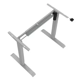 Masă de lucru cu înălțime reglabilă electric 75x120cm, gri, ergo Masă de lucru cu înălțime reglabilă electric 75x120cm, gri, ergo