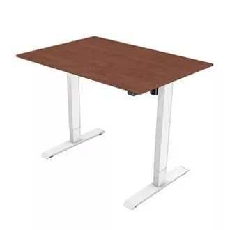 Masă de lucru cu înălțime reglabilă electric 75x120cm, albă, ergo Masă de lucru cu înălțime reglabilă electric 75x120cm, albă, ergo