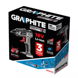 Pistol de topire ENERGY+ 200W, grafit 58G040, temperatura maxima 210c, negru