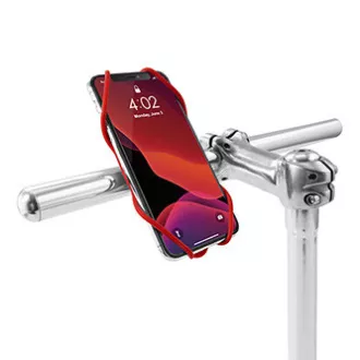 Suport telefon mobil Bone Bike Tie 3, pentru bicicletă, dimensiune reglabilă, roșu, 4.7-7.2", silicon, pentru fixare pe ghidon, roșu Suport telefon mobil Bone Bike Tie 3, pentru bicicletă, dimensiune reglabilă, roșu, 4.7-7.2", silicon, pentru fixare pe ghidon, roșu
