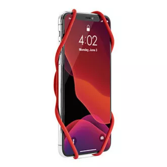 Suport telefon mobil Bone Bike Tie 3, pentru bicicletă, dimensiune reglabilă, roșu, 4.7-7.2", silicon, pentru fixare pe ghidon, roșu Suport telefon mobil Bone Bike Tie 3, pentru bicicletă, dimensiune reglabilă, roșu, 4.7-7.2", silicon, pentru fixare pe ghidon, roșu