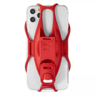 Suport telefon mobil Bone Bike Tie 3, pentru bicicletă, dimensiune reglabilă, roșu, 4.7-7.2", silicon, pentru fixare pe ghidon, roșu Suport telefon mobil Bone Bike Tie 3, pentru bicicletă, dimensiune reglabilă, roșu, 4.7-7.2", silicon, pentru fixare pe ghidon, roșu