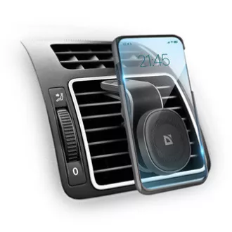 Suport magnetic pentru telefon CH-127 Defender pentru masina, ventGrip, negru-argintiu, plastic, pentru ventilatie, negru-argintiu, mobil