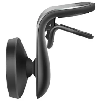Suport magnetic pentru telefon CH-127 Defender pentru masina, ventGrip, negru-argintiu, plastic, pentru ventilatie, negru-argintiu, mobil