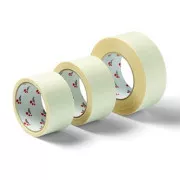 Bandă adezivă, TWIN TAPE COTTON, față-verso, Schuller Eh, transparentă, lăptoasă, 50mm, 25m