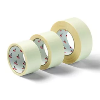 Bandă adezivă, TWIN TAPE COTTON, față-verso, Schuller Eh, transparentă, lăptoasă, 50mm, 25m