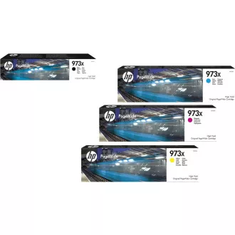 HP 973X (L0S07AE,F6T81AE,F6T82AE,F6T83AE) - Cartuș, black + color (negru + color) HP 973X (L0S07AE,F6T81AE,F6T82AE,F6T83AE) - Cartuș, black + color (negru + color)
